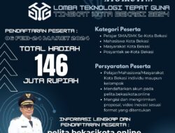 Pemkot Bekasi Adakan Lomba Teknologi Tepat Guna dengan Total Hadiah Ratusan Juta Rupiah