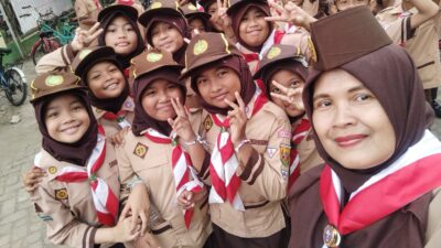 Pelantikan Kenaikan Tingkat dan Penilaian Kecakapan Pramuka SDN Mangunjaya 07 Berjalan Kondusif,