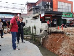 Wali Kota Bekasi Pantau Perbaikan Jembatan 0 Rawalumbu dan Progres Rencana Polder Air Sepanjang Jaya