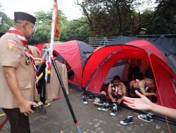 Perdana, 400 Peserta Meriahkan Camping Pramuka di Plaza Pemkot Bekasi untuk Peringati Hari Jadi ke-64